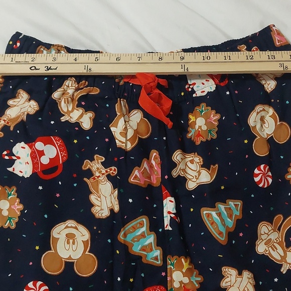 Disney "Holiday Cookie" Flannel Pajama Pants Small Old Navy - Picture 7 of 8